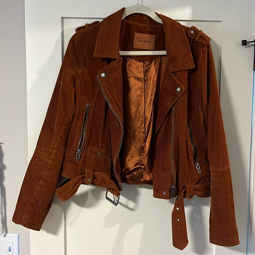 BLANK NYC Corduroy Moto Jacket